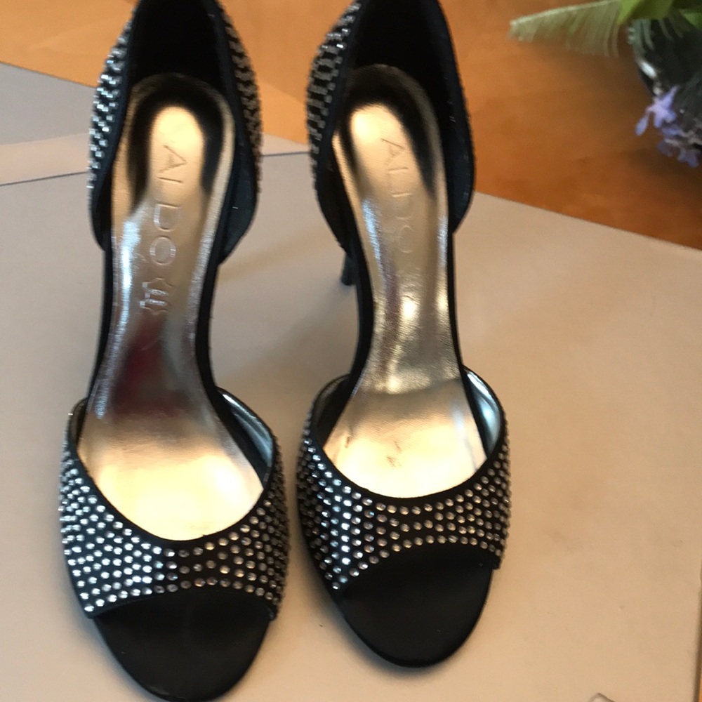 Aldo Drees high heels with rhinestones size 7 $25